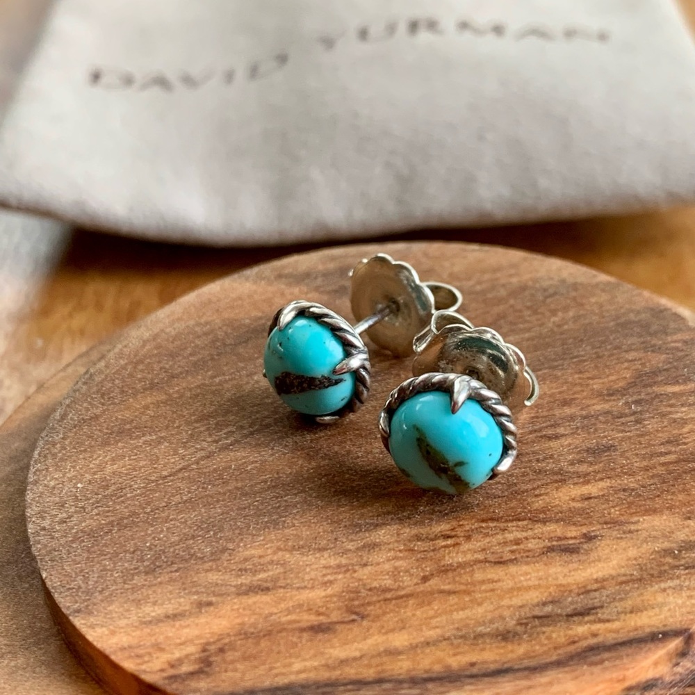 David Yurman Chatelaine Turquoise earrings